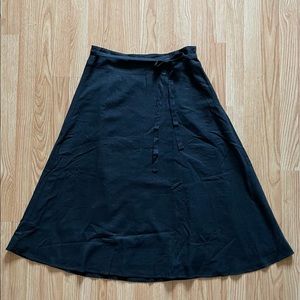 LOFT Linen Blend Midi Skirt | Sz 10 | NWT